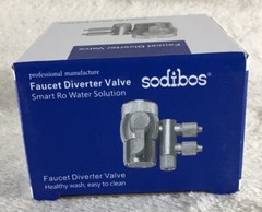 Sodibos 2 Way Faucet Diverter Valve for Countertop Water Filter with Aerator