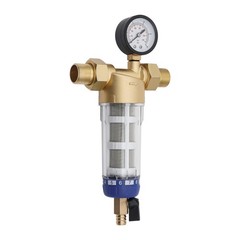 Purewater Whole House Water Pre-Filter System Reusable Spin Down Sediment Filter