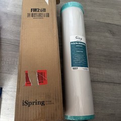Ispring FM25B Whole House Water Filter, Fe &MN Removal 20” X 4.5”