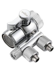 Sodibos 2 Way Faucet Diverter Valve for Countertop Water Filter with Aerator