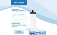 Crown Berkey Water System Blemished w/2 Brand NEW NSF 42/53 Ceramic Filters