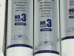 3 Pack Refrigerator Water Replacement Filter EDR3RXD1 4396841 4396710