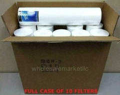 Bluonics 10 Pack 4.5×20″ Sediment Water Filter Cartridges 5 Micron Replacement