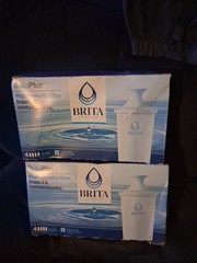 Brita Plus Water Pitcher Filters 2 Boxes – 8 Total Replacement Filters