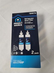 = Project Source Refrigerator Water Filter LG LT700P 2 Pack Filters Lead NEW