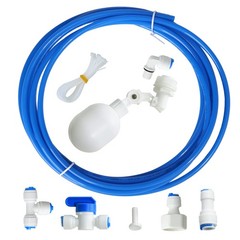 1/4 inch Tube Float Valve Kit for RO Water Reverse Osmosis System (ball float va