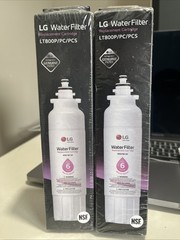 OEM Genuine 2 PACK LG LT800P Replacement Refrigerator Water Filter New Sealed