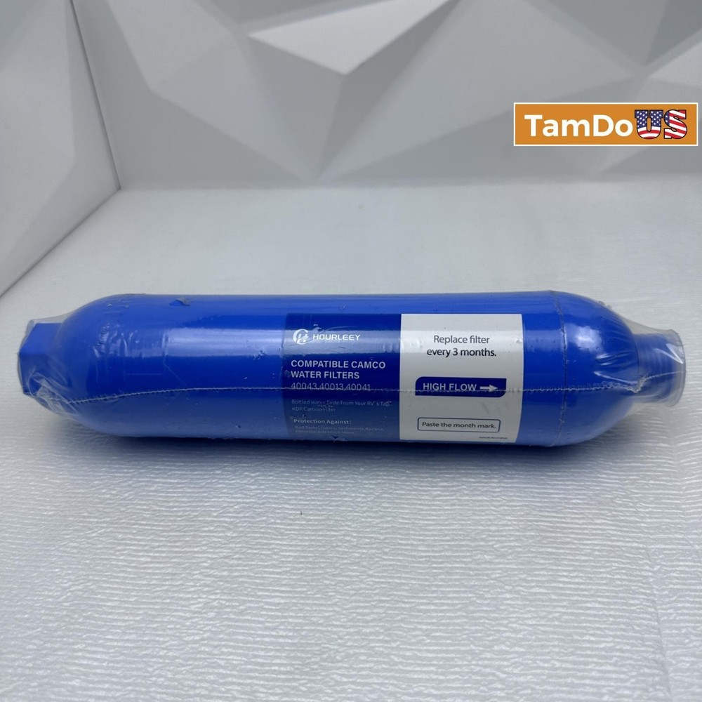 Hourleey RV Inline Water Filter Compatible Camco 40043, 40013, 40041 (Lot of 3)