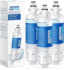 NIB! 3 Pk Golden Icepure Water Filters For LG LT700P ADQ36006101 469690 RWF1200A