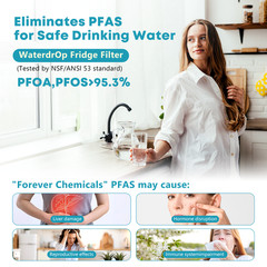 Upgraded refrigerator water filter Fit For KAD3RXD1, WHR3RXD1