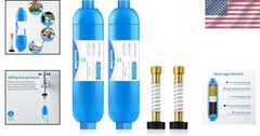 Professional Grade RV Water Filter – Reduces Lead, Fluoride & Bad Odor – 2 Pack