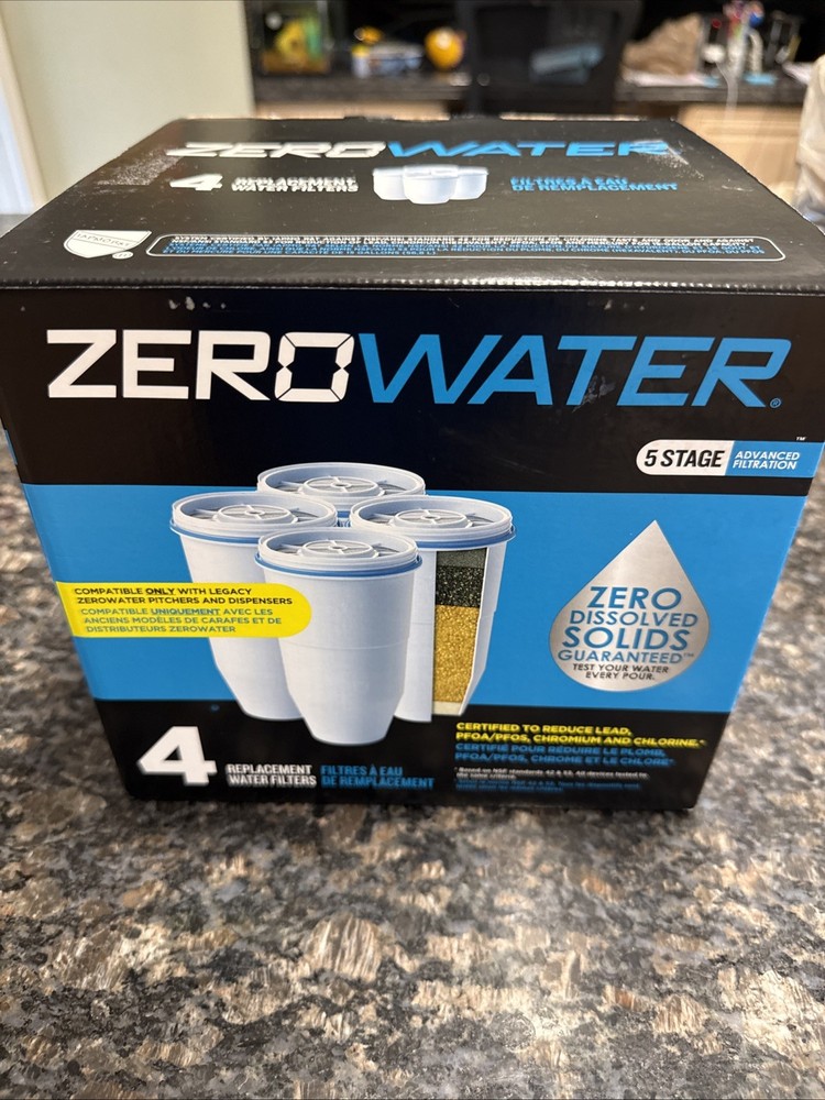 Zero Water 5 Stage Advanced Filtration 20 Cup With 4 Replacement Filters