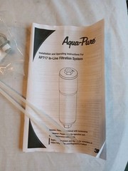 New Lot 2 Aqua Pure AP717 3M Water Filtration In Line Filter Aqua-Pure Set of 2