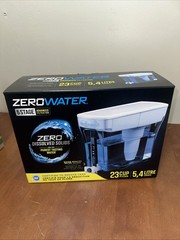 2 ZeroWater 23 Cup Water Filter Pitcher with Water Quality Meter NIB New Sealed