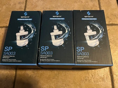 Lot of 3 SpiroPure SP-SA003 NSF Certified Refrigerator Water Filter Replacement