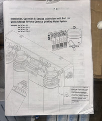 Aqua Flo Reverse Osmosis Water Drinking 4 Stage Filtration System QCRO4V-50 Read