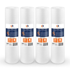 4PK of Big Blue 5 Micron 20″ x 4.5″ Sediment Water Filter Cartridge by Aquaboon