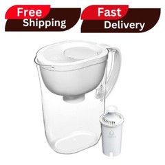 Brita Large 10-Cup Water Filter Pitcher with 1 Standard Filter, Made Without BPA