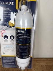 EcoPure EPINL30 5 Year In-Line Refrigerator Filter. Brand New/Sealed/Replacement
