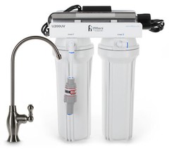 UV Drinking Water Filtration Purifier System 3 Stage Filter & Sterilize USA Made