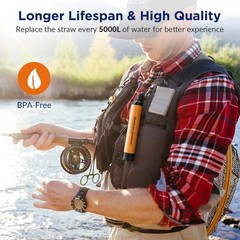 NSF Certified Membrane Water Filter Straw Water Purification System Survival