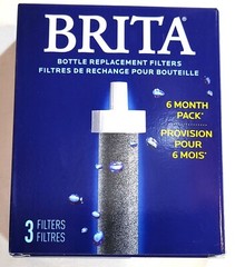 BRITA Bottle Replacement Filter 3 Count, 6 Month Supply – Fits All Brita Bottles
