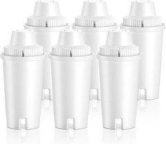 6 Pack Replacement Brita® Water Filter Pitchers & Dispensers Classic OB03 Mavea®