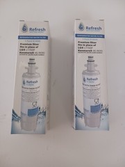 2 NEW Refresh Replacement Water Filter R 9690 For LG & Kenmore Refrigerators