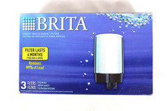 Brita Elite Chrome Faucet Replacement Filter 3-Pack NEW