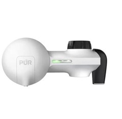 PUR Plus Horizontal Faucet Mount Water Filtration System Matte White Open Box