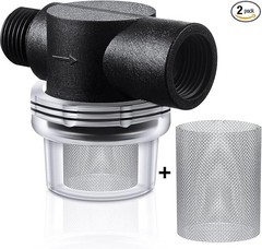 Water Pump Strainer Filter, RV Replacement 1/2 Inch Twist-On Pipe Strainer Compa