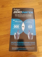 Culligan Zero Water 10 cup filtration pitcher, TDS tester and filter
