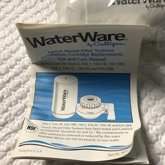 CULLIGAN FM-1R Water Ware REPLACEMENT FILTER FM-1 FAUCET MOUNT SYSTEM Sealed
