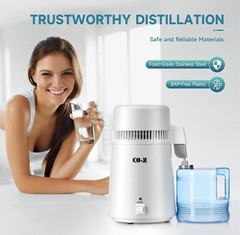 CO-Z Distilled Water Maker, 1 Gallon Water Distiller, 4L Water Distiller Machine