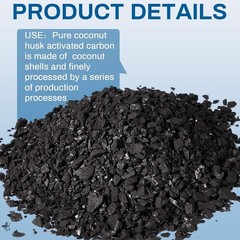 Bulk 25 Lbs Granular Activated Carbon Coconut Hull Water Filter Media 10-18 Mesh