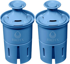 Brita Elite Water Filter Replacement 2 Pack Pitcher BPA Free Lead Reduction
