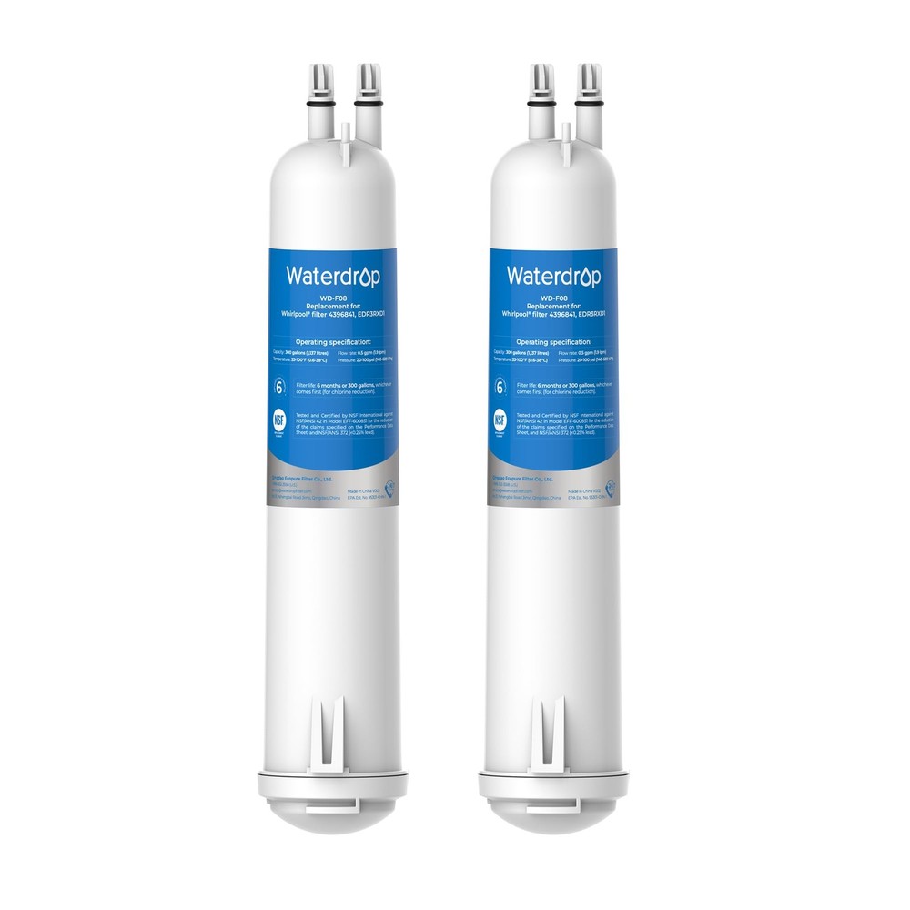Waterdrop EDR3RXD1 Replacement Filter 3, 4396841, 4396710, WD-F08