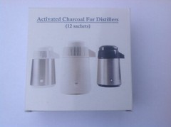 6 Pack of Activated Carbon Charcoal Filters for Megahome Water Distillers