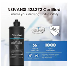 Waterdrop RF10 Replacement Filter Cartridge for 10UA/10UB Under Sink Water Filte