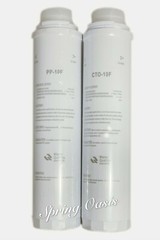 Two Baynote (Bayonet) Refill Filter Cartridges (PP+CTO) for KUF-2 Water Filter