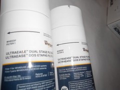 2 Pack Filter WHIRLPOOL ULTRAEASE Dual Stage Water Filters for WHADUS5 & WHEDD20