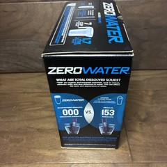Culligan Zero Water 7 Cup 1.7 L 5-Stage Ready Pour Pitcher + Water Quality Meter