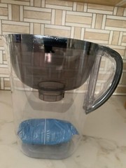 Brita 10 Cup Everyday Pitcher Black BPA Free w/Smartlight Indicator & 1 Filter