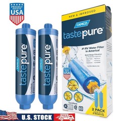 RV Marine Water Filters Inline Filtration System 2-Pack Clean Drinking Water New