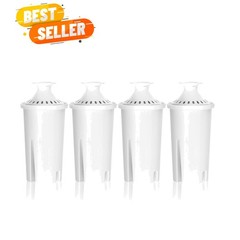 4-Pack Lead-Free 7006 Pitcher Filters – Reduces Chlorine & Enhances Taste
