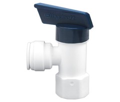 Reverse Osmosis (RO) Tank Ball Valve 3/8″ Quick Connect x 1/4″ Female NPT