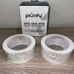 Piorify 2 Pack Calcium Sulfite Water Filters For HydroGenator White