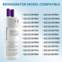 4-Pack Kenmore 9081 469081 46-9930 Refrigerator Fresh Ice Water Filter Sealed