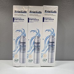 NEW Lot of 3 FrigiLife RWF5800A Refrigerator Water Filters Sealed BPA Free