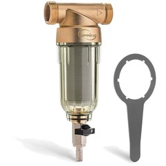 Brass Reusable Flushable Prefilter – 100 Micron